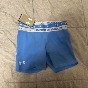 Blue under armour sports shorts